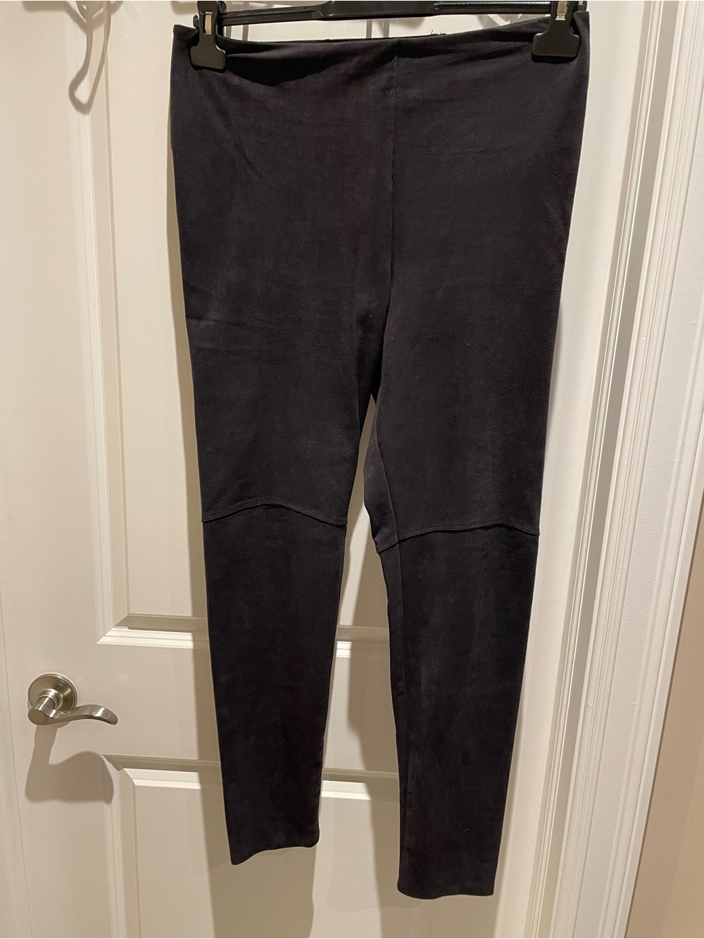 Lysse Black Faux Suède Leggings